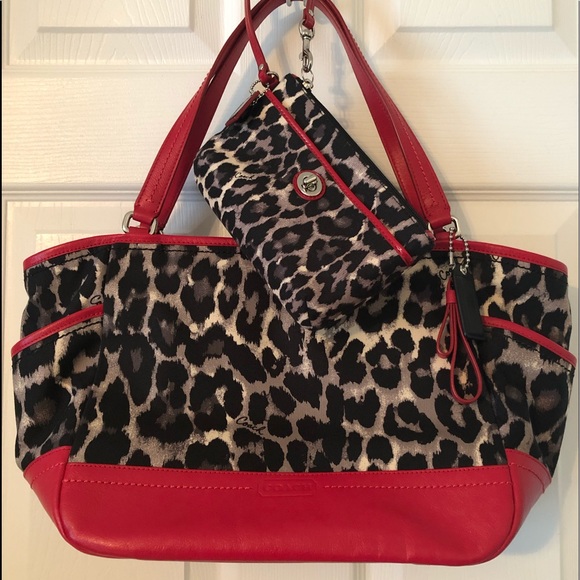 Coach Handbags - Coach handbag and matching wristlet Authentic